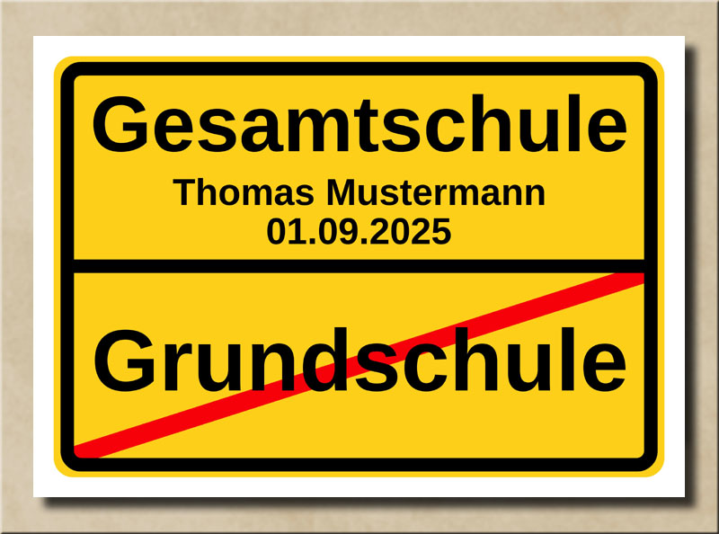 Ortstafel Grundschule Gesamtschule