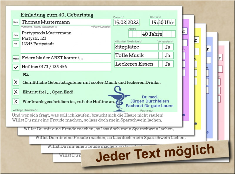 Vorlagenstore Witzige Einladung Zum Geburtstag Als Privatrezept In Grun Rezept Einladungskarten A6 Postkartenformat Rezepteinladung Geburtstagseinladung Geburtstagsfeier Planen Planung Drucken Druckerei Karten Fete